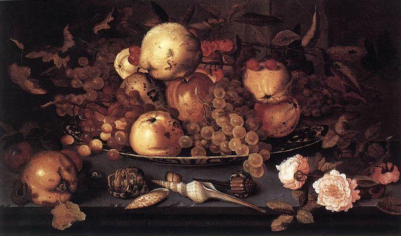 Balthasar van der Ast Still life with Dish of Fruit Germany oil painting art